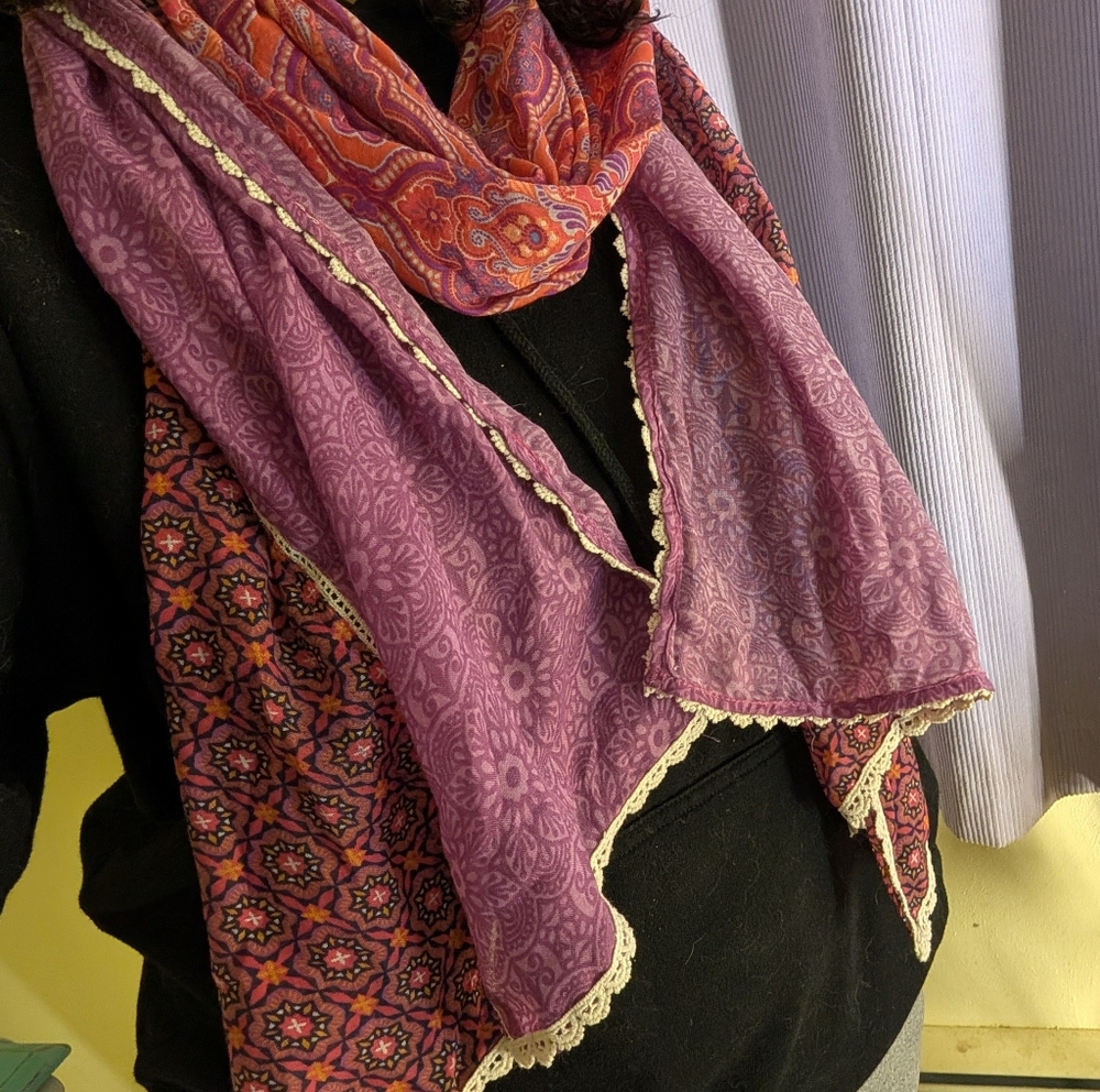 Prana Pattern Scarf - Picture 2 of 5